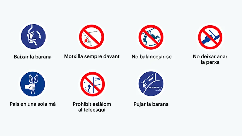 Senyalització als remuntadors